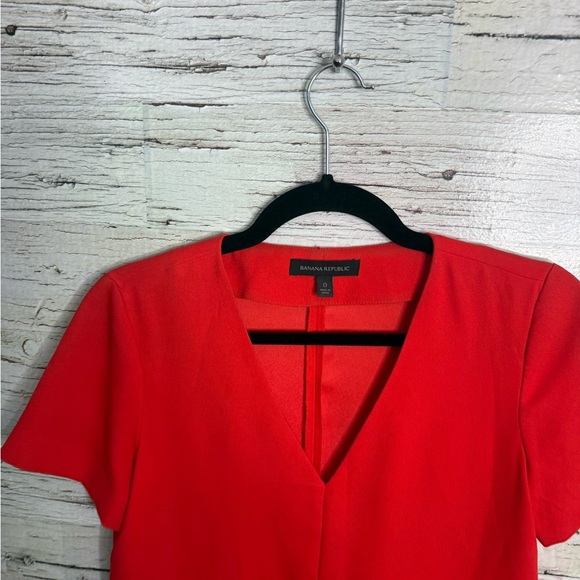 Banana Republic Red Midi Dress - Picture 3 of 6